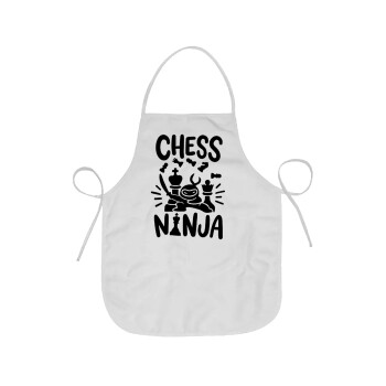 Chess ninja, Chef Apron Short Full Length Adult (63x75cm)