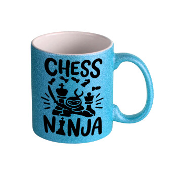 Chess ninja, Κούπα Σιέλ Glitter που γυαλίζει, κεραμική, 330ml