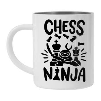 Chess ninja, Mug Stainless steel double wall 450ml