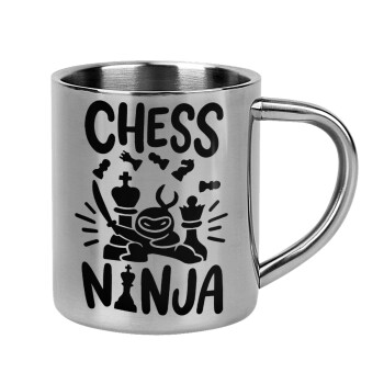 Chess ninja, Mug Stainless steel double wall 300ml