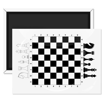 Σκάκι, Ορθογώνιο μαγνητάκι ψυγείου διάστασης 9x6cm