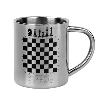 Chess, Mug Stainless steel double wall 300ml