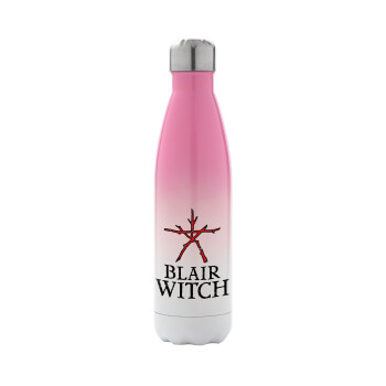 The Blair Witch Project , Metal mug thermos Pink/White (Stainless steel), double wall, 500ml