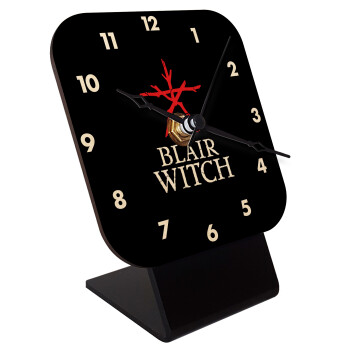 The Blair Witch Project , Quartz Table clock in natural wood (10cm)
