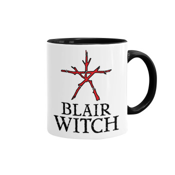 The Blair Witch Project , Κούπα χρωματιστή μαύρη, κεραμική, 330ml