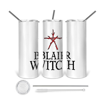 The Blair Witch Project , 360 Eco friendly ποτήρι θερμό (tumbler) από ανοξείδωτο ατσάλι 600ml, με μεταλλικό καλαμάκι & βούρτσα καθαρισμού
