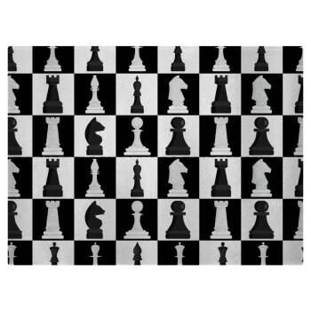 Chess set, Επιφάνεια κοπής γυάλινη (38x28cm)