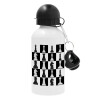 Metal water bottle, White, aluminum 500ml