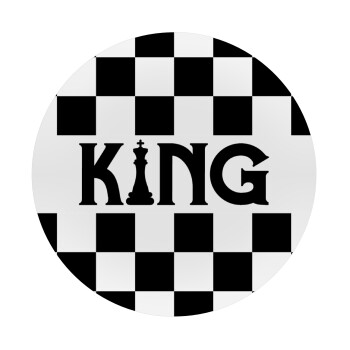 King chess, Mousepad Round 20cm