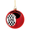 Christmas tree ball Red 8cm