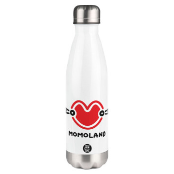 Momoland, Metal mug thermos White (Stainless steel), double wall, 500ml