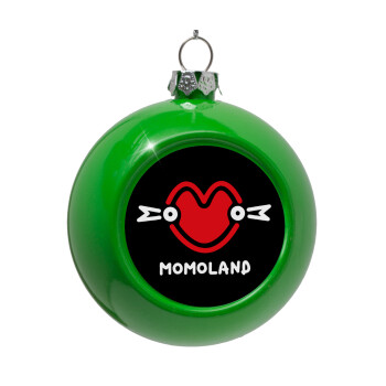 Momoland, Green Christmas tree ornament bauble 8cm