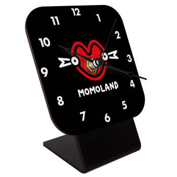 Momoland, Quartz Wooden table clock with hands (10cm)