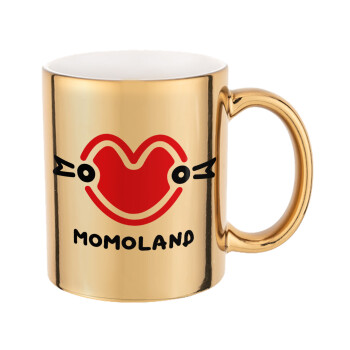 Momoland, Mug ceramic, gold mirror, 330ml