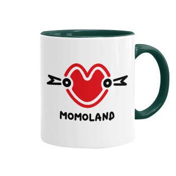 Momoland, Κούπα χρωματιστή πράσινη, κεραμική, 330ml