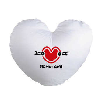 Momoland, Μαξιλάρι καναπέ καρδιά 40x40cm περιέχεται το  γέμισμα