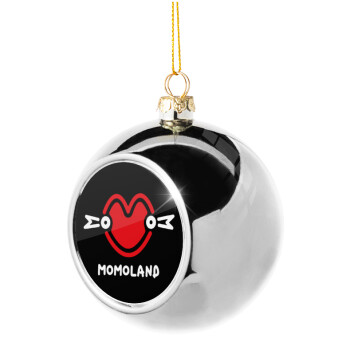 Momoland, Silver 8cm Christmas tree ball ornament