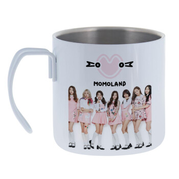 Momoland pink, Mug Stainless steel double wall 400ml