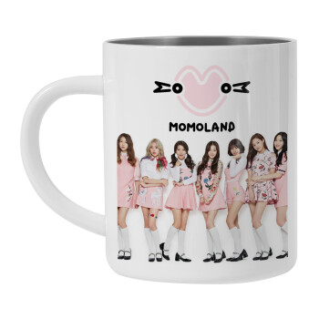 Momoland pink, Mug Stainless steel double wall 450ml