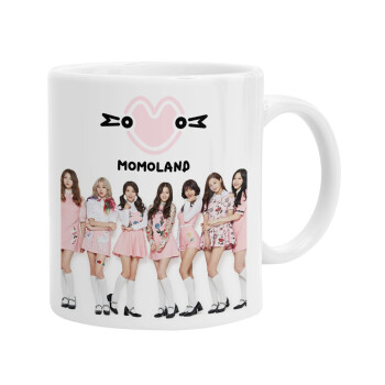 Momoland pink, Ceramic coffee mug, 330ml (1pcs)