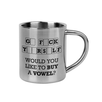 Wheel of fortune, go f..k yourself, Mug Stainless steel double wall 300ml
