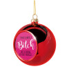 Christmas tree ball Red 8cm