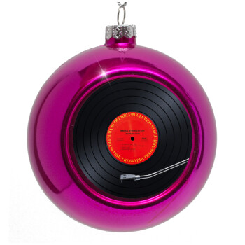 Columbia records bruce springsteen, Purple Christmas tree ornament bauble 8cm