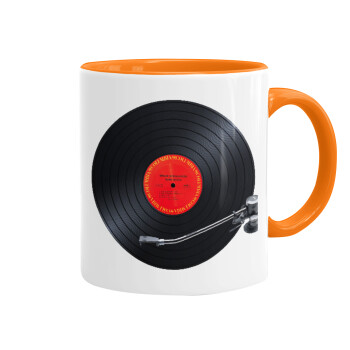 Columbia records bruce springsteen, Mug colored orange, ceramic, 330ml