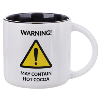 WARNING MAY CONTAIN HOT COCOA MUG PADDINGTON, Κούπα κεραμική 400ml