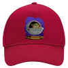 Adult Ultimate Hat RED, (100% COTTON DRILL, ADULT, UNISEX, ONE SIZE)