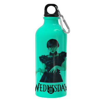 Wednesday Adams, dance with hands, Water bottle 600ml