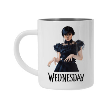 Wednesday Adams, dance with hands, Mug Stainless steel double wall 450ml