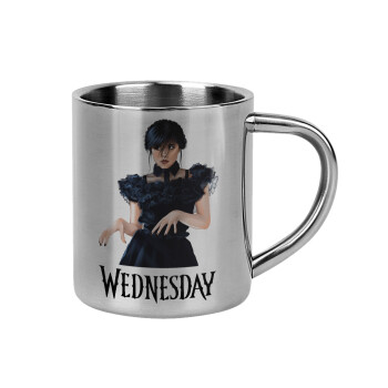 Wednesday Adams, dance with hands, Mug Stainless steel double wall 300ml