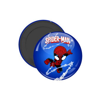 Spiderman kid, Μαγνητάκι ψυγείου στρογγυλό διάστασης 5cm
