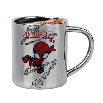 Spiderman kid, Double-wall metal cup for espresso (220ml)