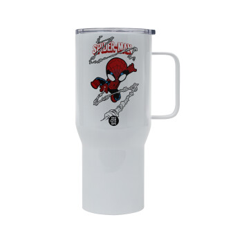 Spiderman kid, Mega Stainless steel Tumbler with lid, double wall 750L