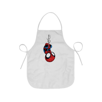 Spiderman upside down, Chef Apron Short Full Length Adult (63x75cm)