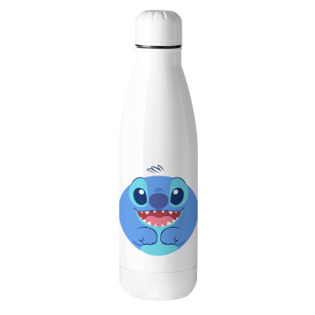 Lilo & Stitch blue, Μεταλλικό παγούρι θερμός (Stainless steel), 500ml