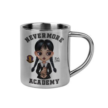 Wednesday Adams, nevermore, Mug Stainless steel double wall 300ml