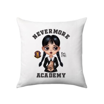 Wednesday Adams, nevermore, Sofa cushion 40x40cm includes filling