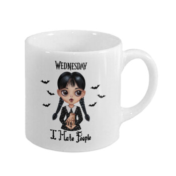 Wednesday Adams, i hate people, Κουπάκι κεραμικό, για espresso 150ml