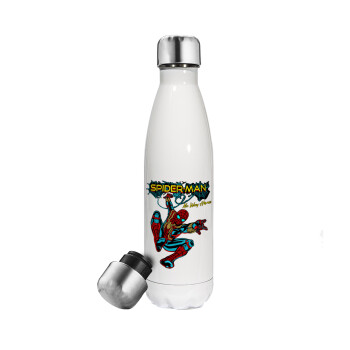 Spiderman no way home, Metal mug thermos White (Stainless steel), double wall, 500ml