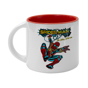 Spiderman no way home, Κούπα κεραμική 400ml Λευκή/Κόκκινη