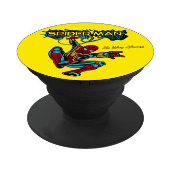 Spiderman no way home, Phone Holders Stand  Black Hand-held Mobile Phone Holder