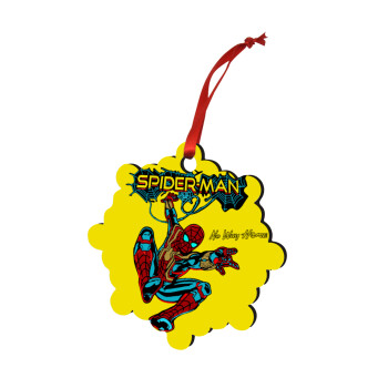 Spiderman no way home, Christmas ornament snowflake wooden 7.5cm