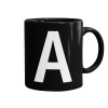 Mug black, ceramic, 330ml