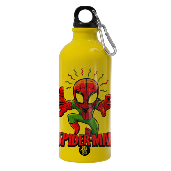 Spiderman flying, Water bottle 600ml