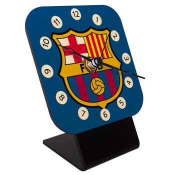 Barcelona FC, Επιτραπέζιο ρολόι σε φυσικό ξύλο (10cm)