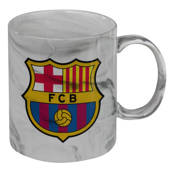 Barcelona FC, Mug ceramic marble style, 330ml