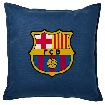 Barcelona FC, Sofa cushion Blue 50x50cm includes filling